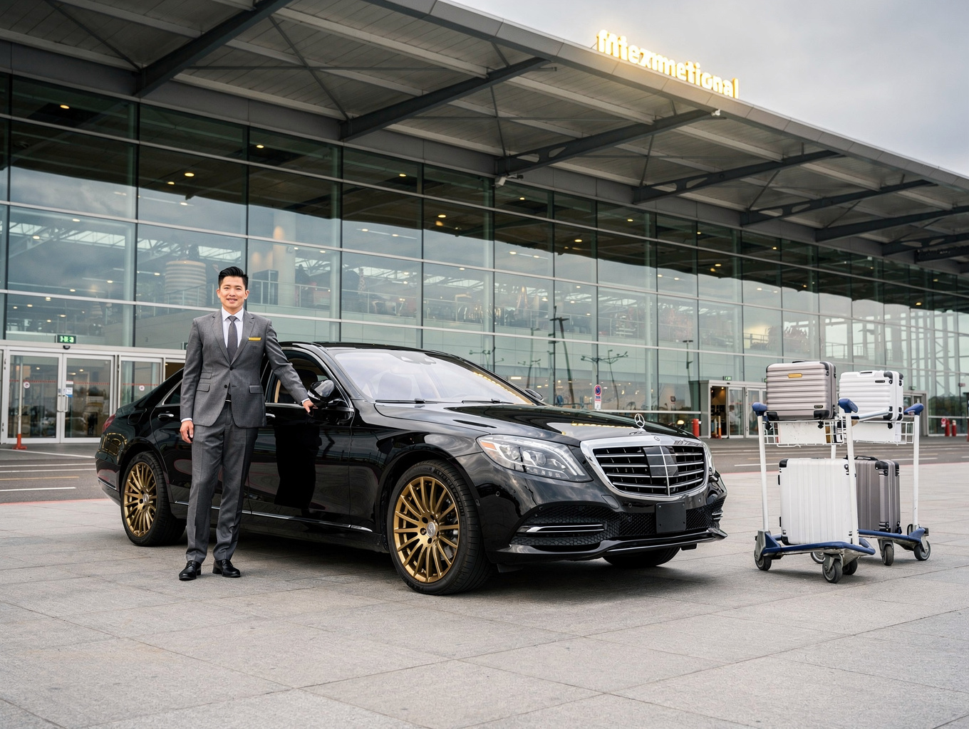 Clean modern sedan for private airport pickups in Cape Town